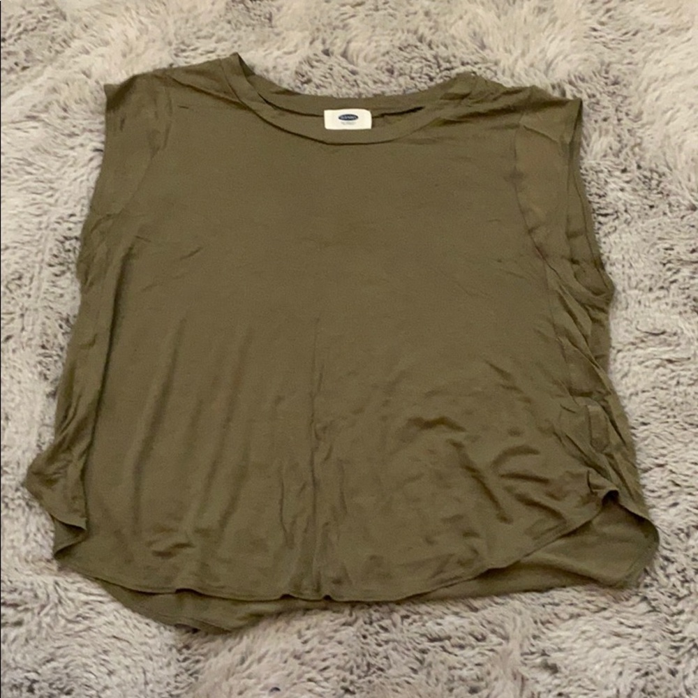 Army green old navy top